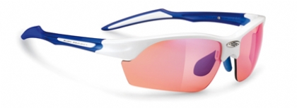 RUDY PROJECT SWIFTY WHITE-GLOSS-BLUE-RACING-RED-LENS