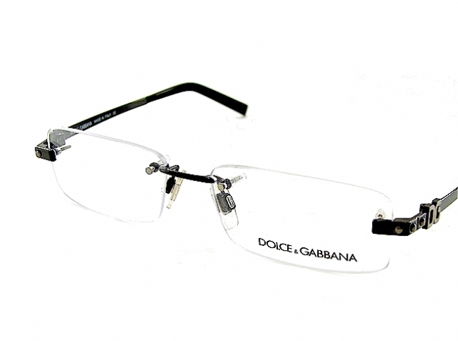 dolce and gabbana rimless glasses