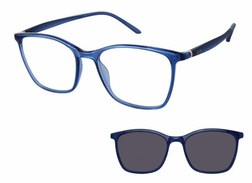 ELLE 13542 WITH CLIP ON LENS BLUE
