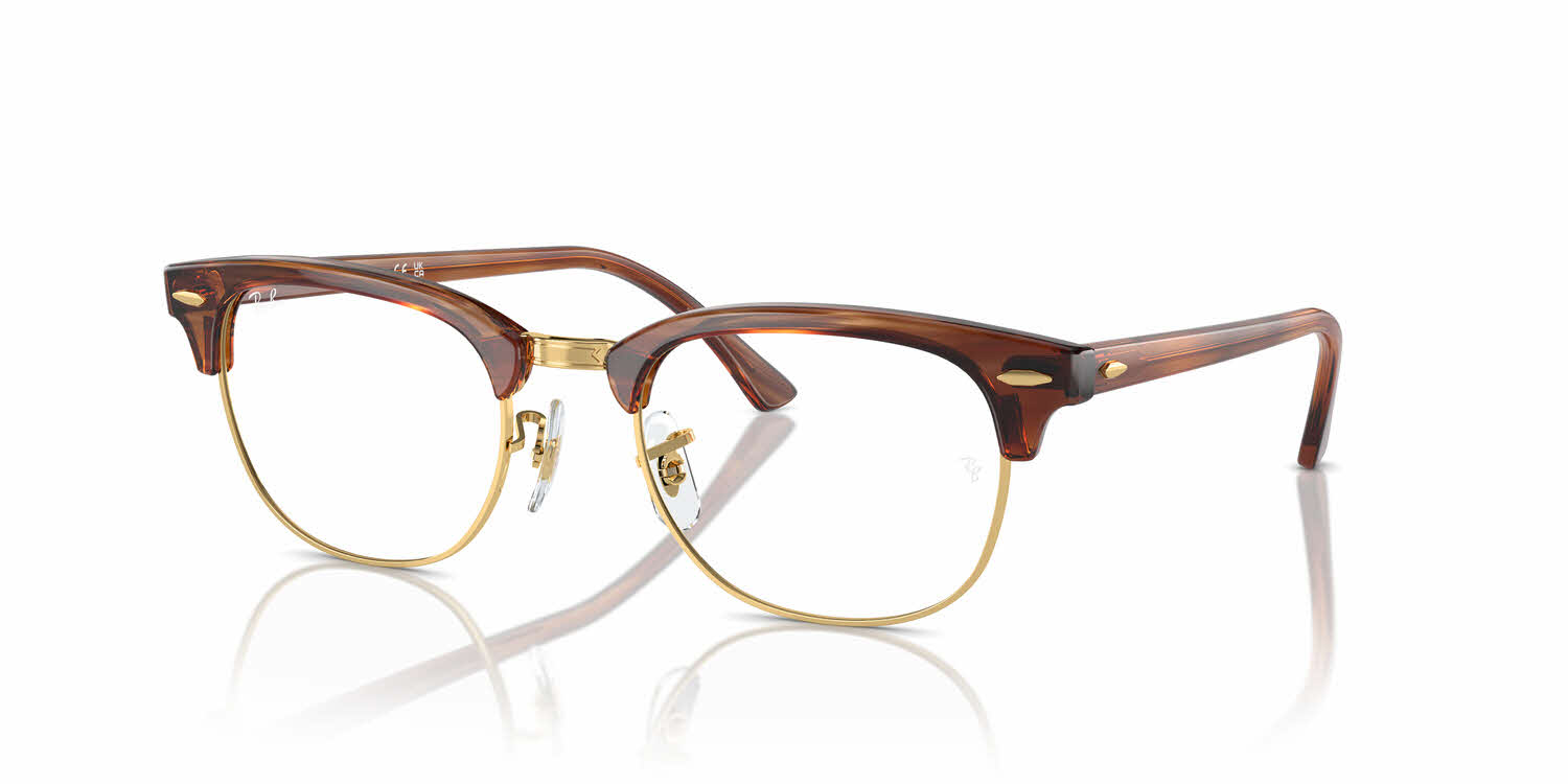 RAY BAN 5154 CLUBMASTER STRIPEDBROWN