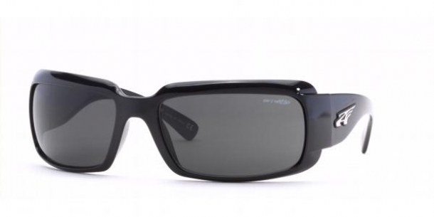 Arnette SO EASY Sunglasses AN4159-07 2127/87 Black w Orange inserts/ Grey lenses 
